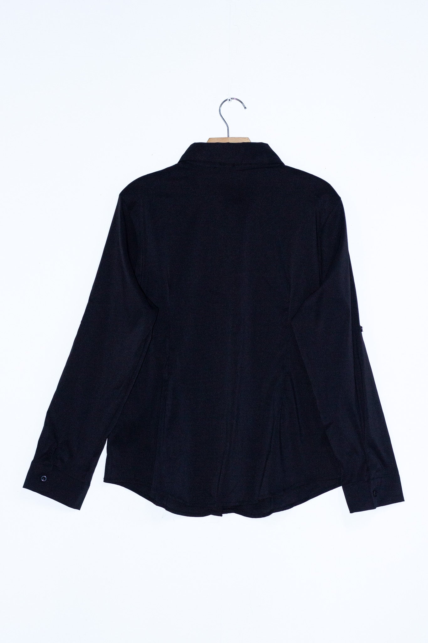 Camisa lisa c/pinzas popelina