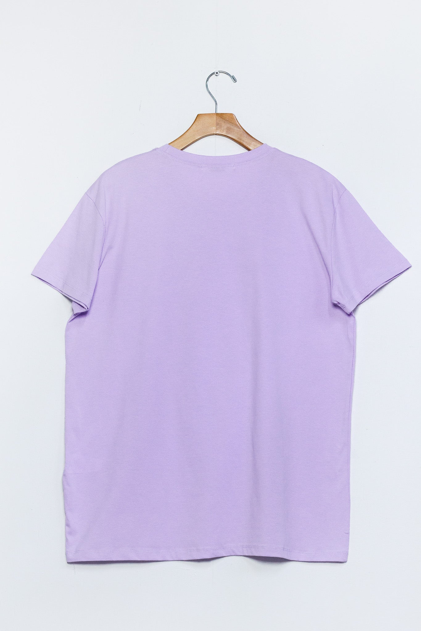 Playera Curvy Oso Love Lila Tierna Casual Versátil