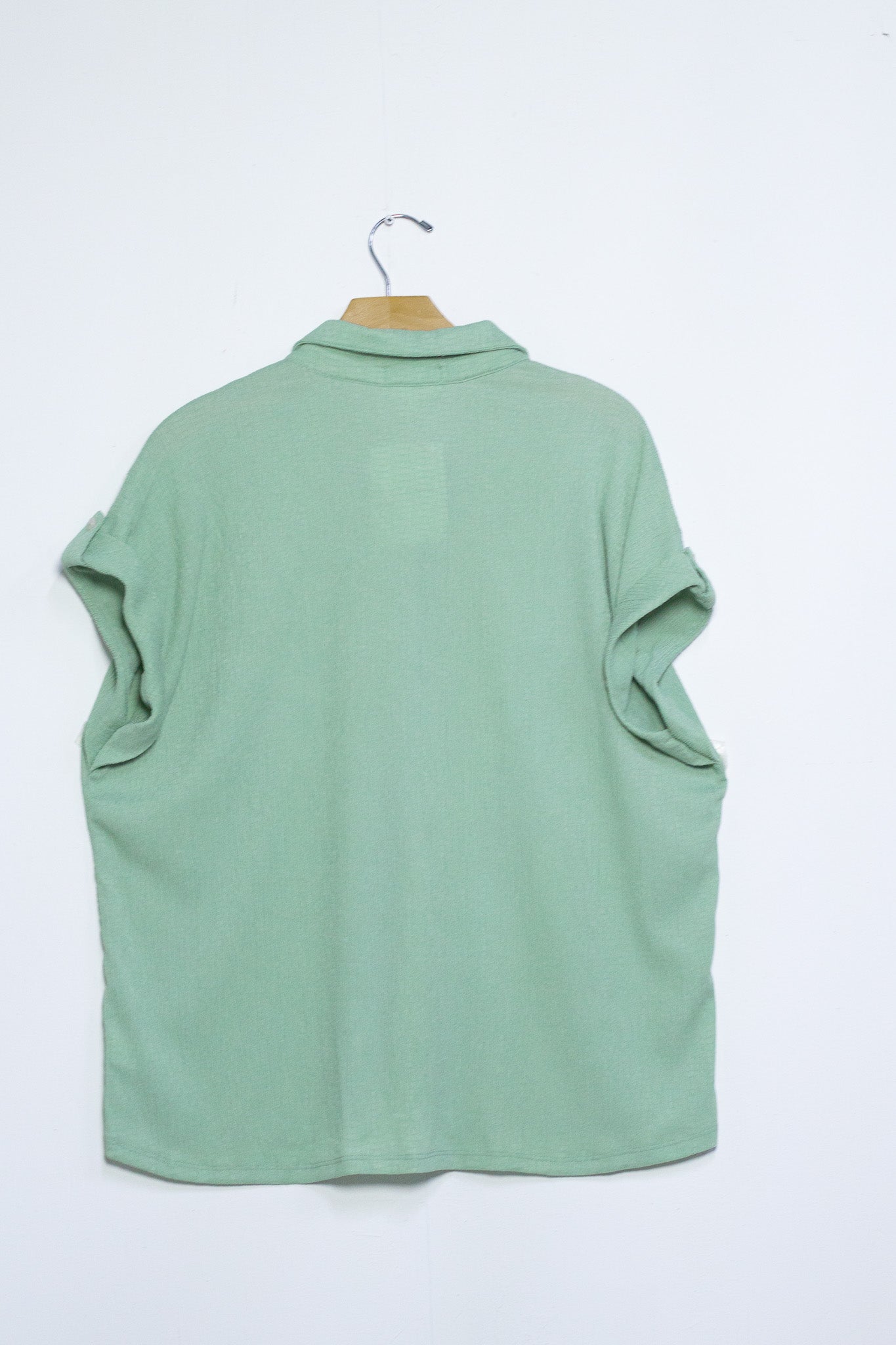 Camisa textura c/bolsa