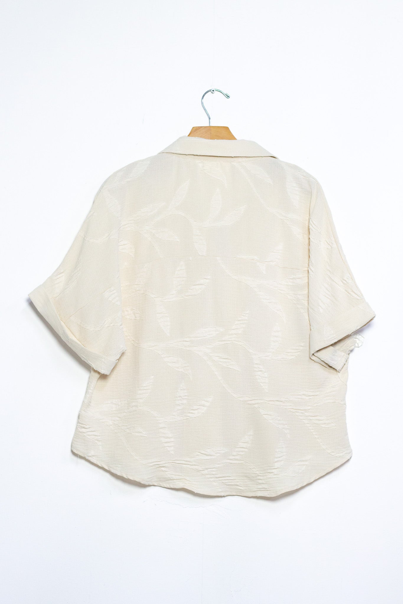 Set pantalon textura beige