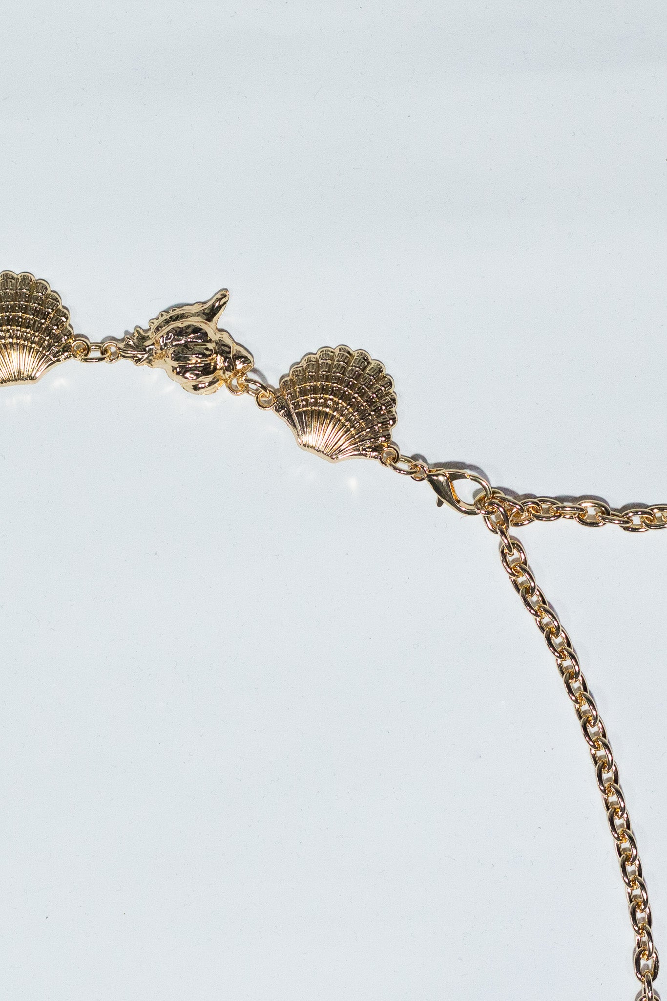 CINTO CADENA CARACOLES DORADO