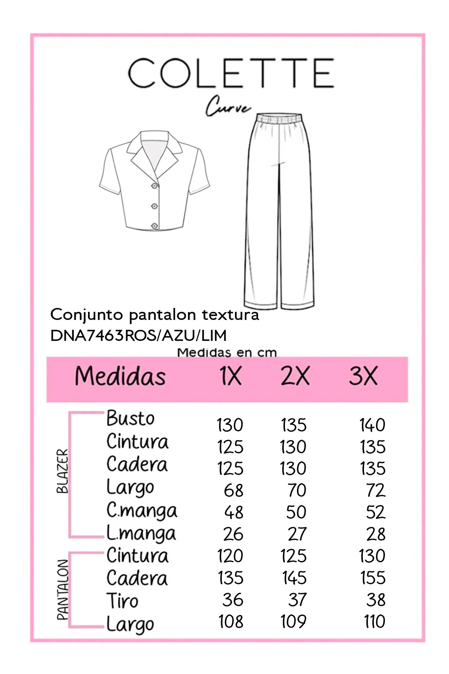 Conjunto Curvy 2 Piezas Tela Ligera Camisa Pantalón Versátil