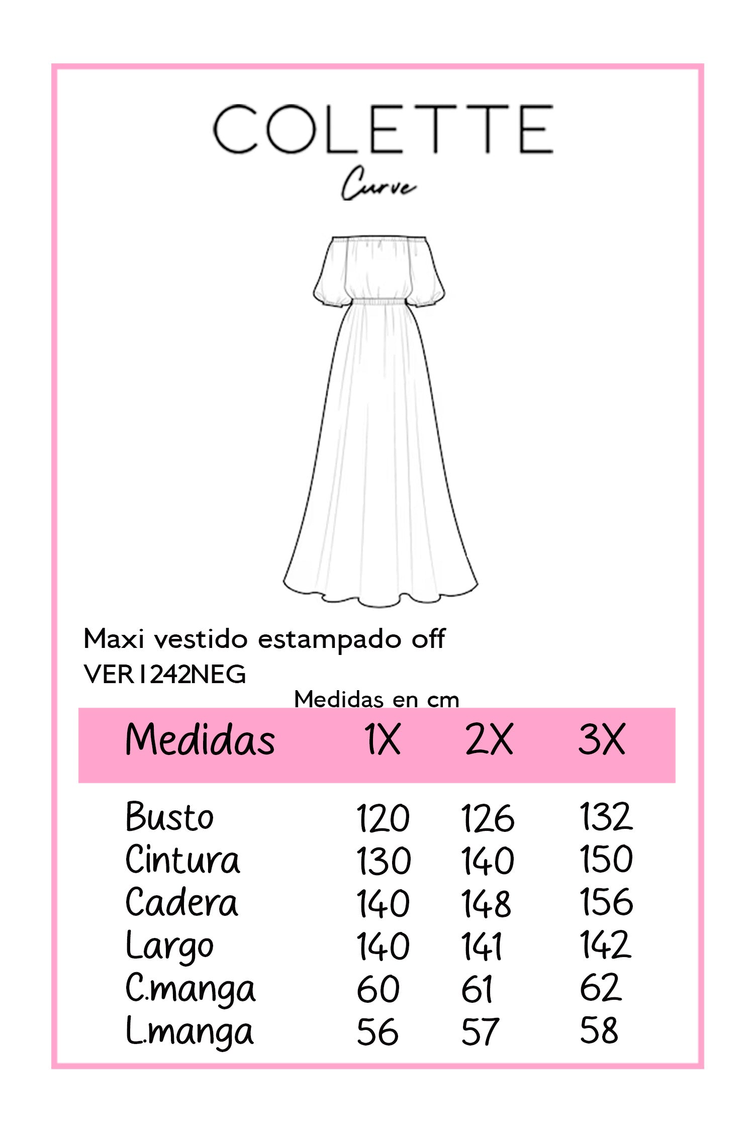 Maxi vestido estampado off