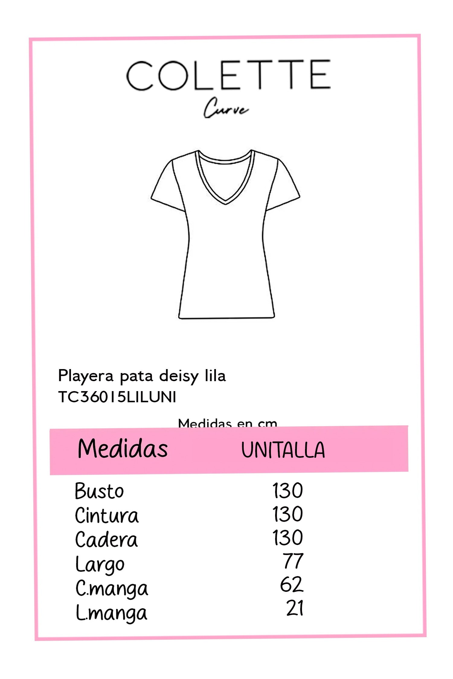 Playera Curvy Lila Daisy Duck con Pedrería Algodón Premium