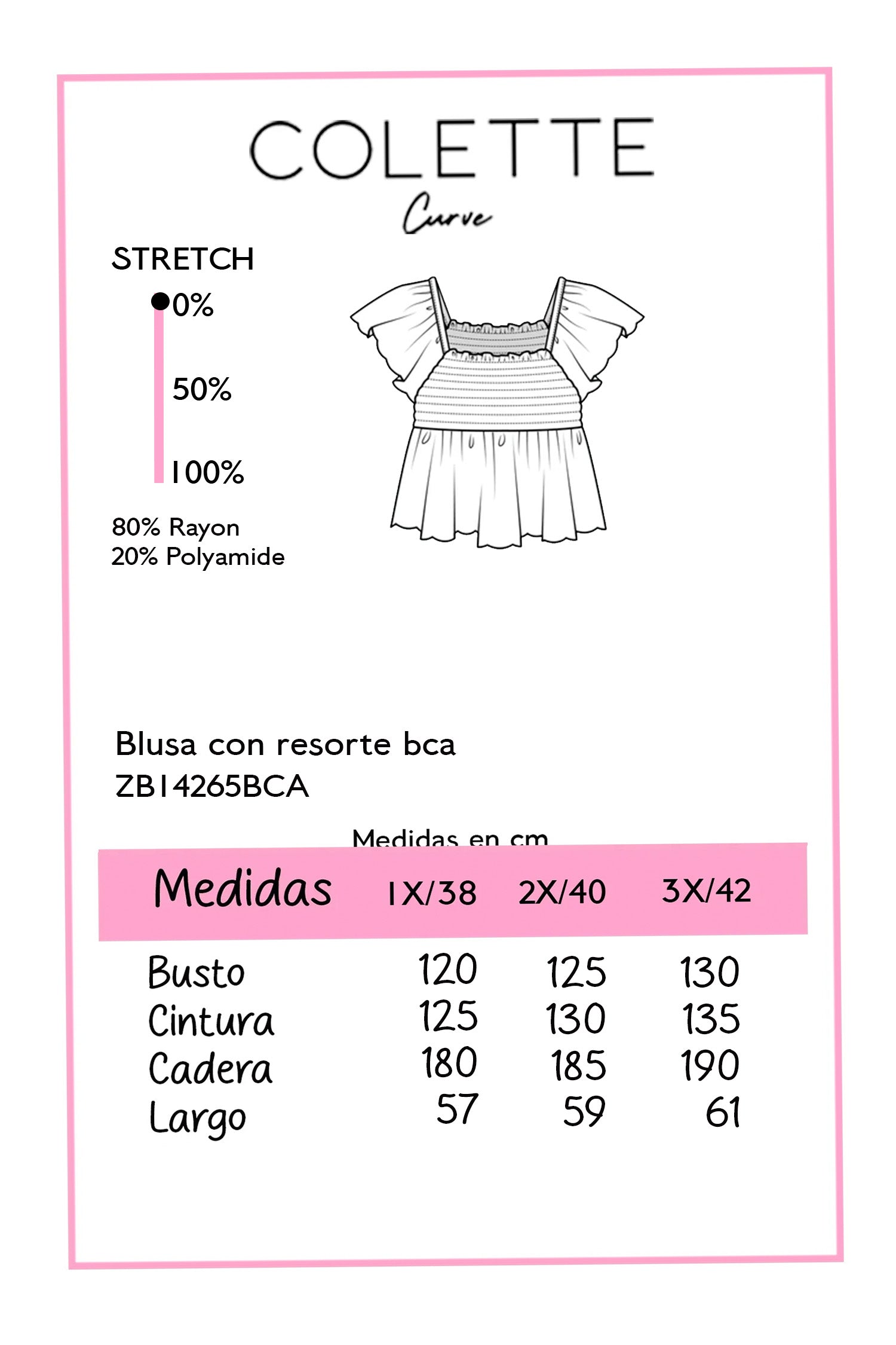 Blusa Curvy Off Shoulder Resorte Peplum Blanco