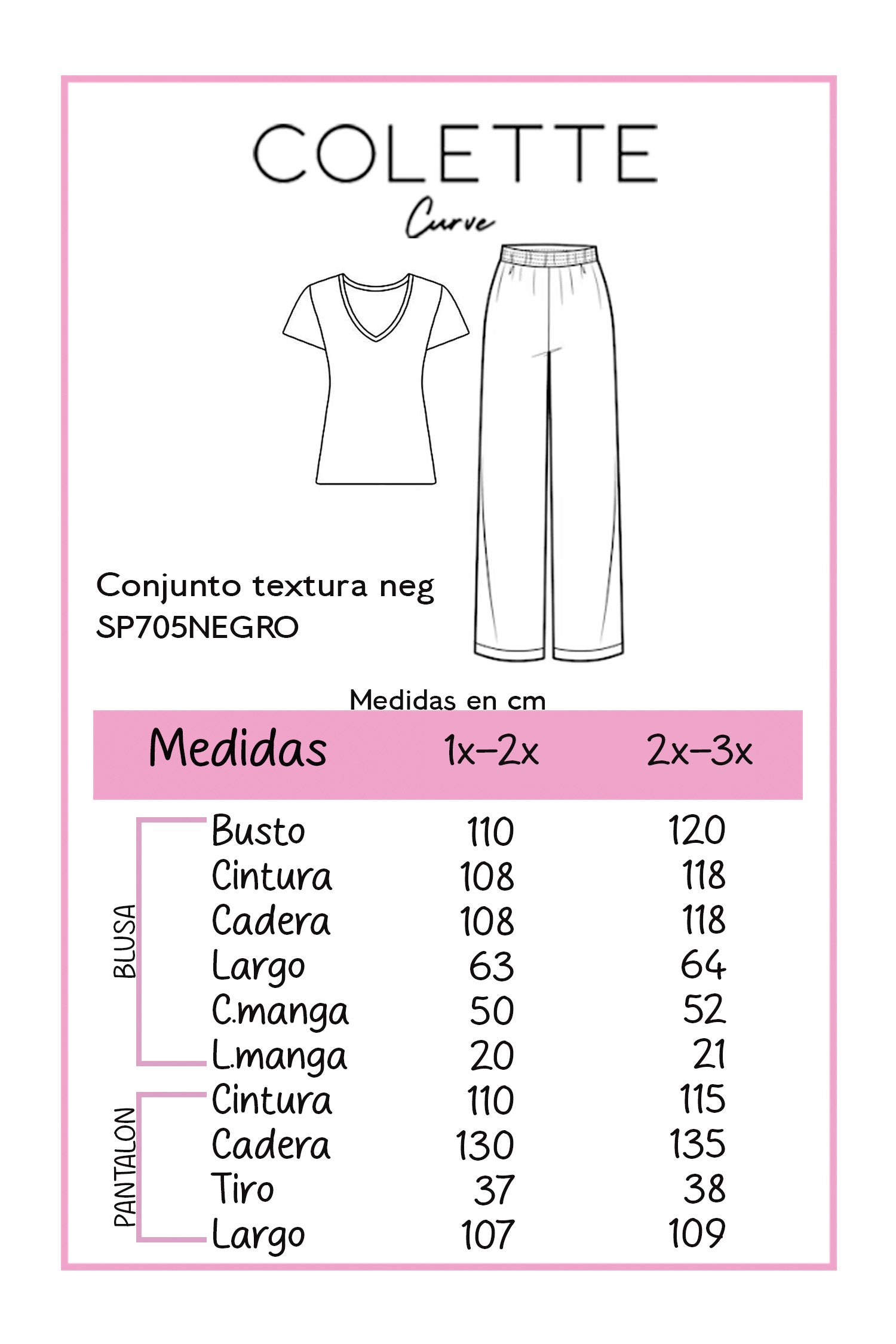 Conjunto textura negro
