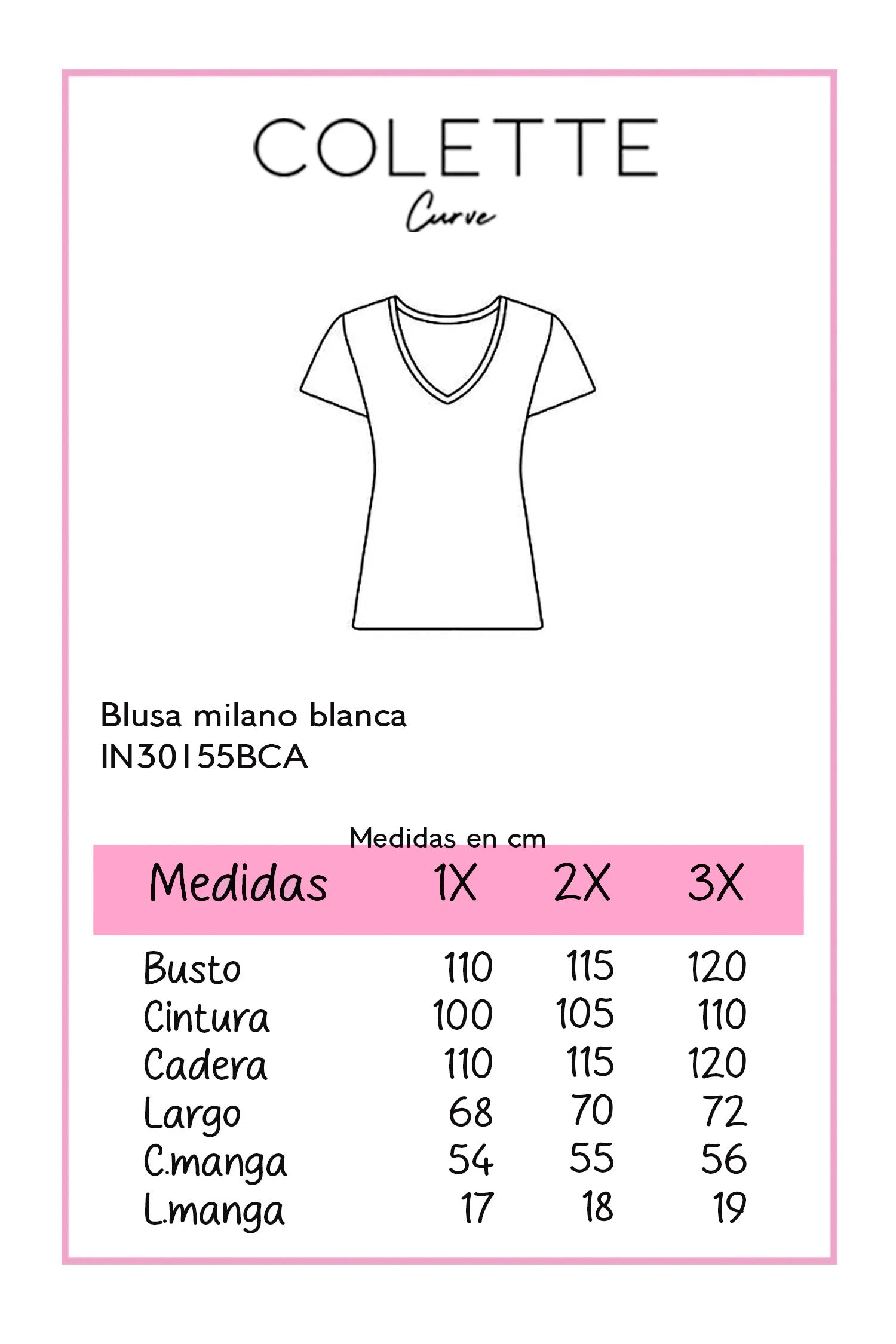 Playera milano blanca
