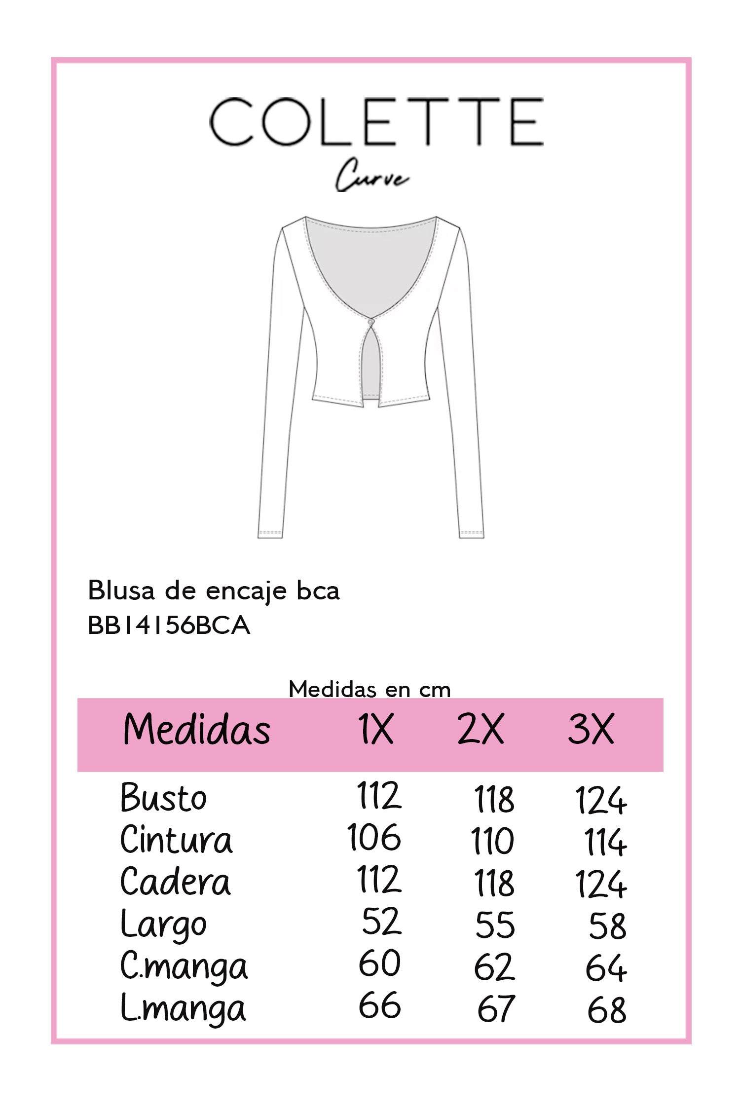 Blusa de encaje blanca