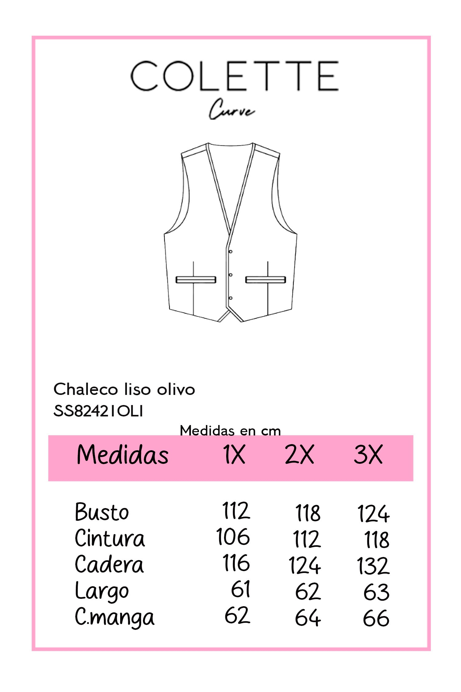 Chaleco liso olivo