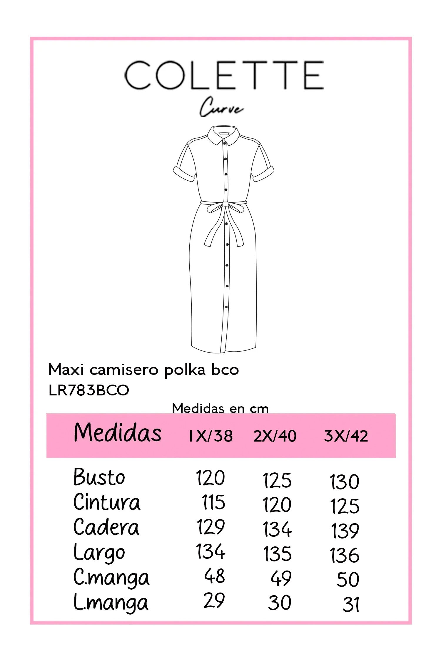 VESTIDO BLANCO POLKA