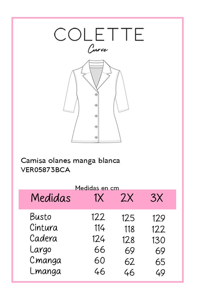 Camisa olanes manga