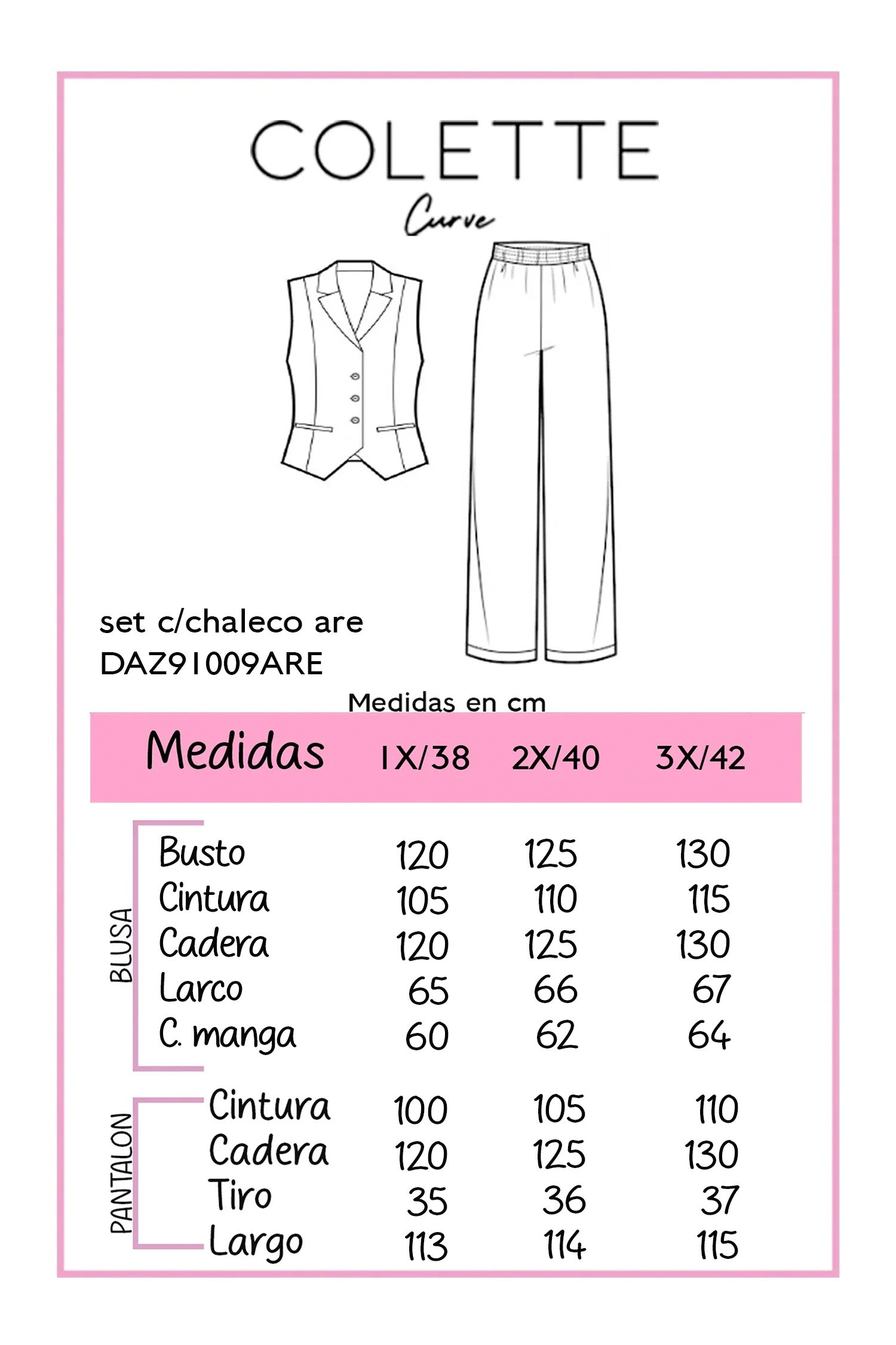 Conjunto Curvy Lino Marfil Chaleco y Palazzo Elegante Verano