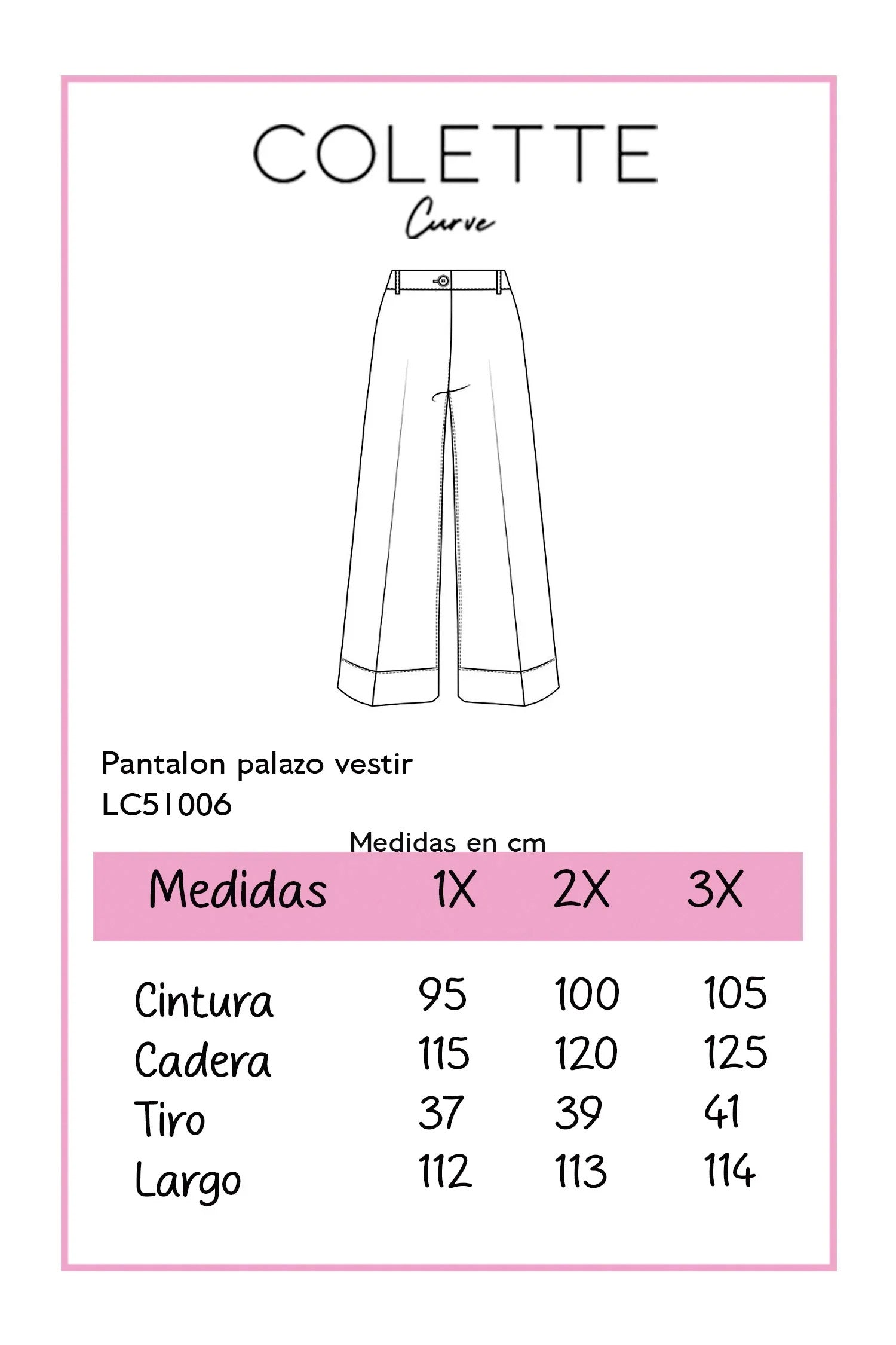 Pantalon palazo vestir tinto