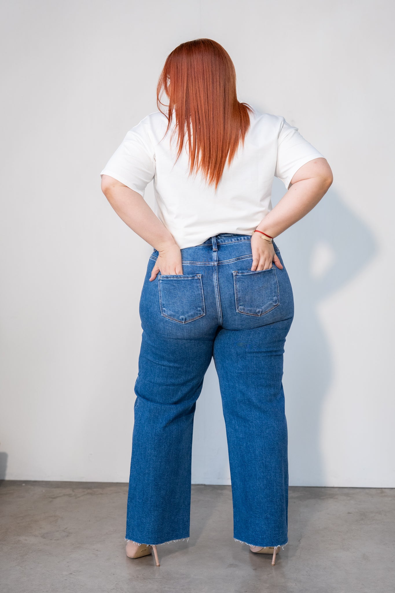 Jeans recto crop osc