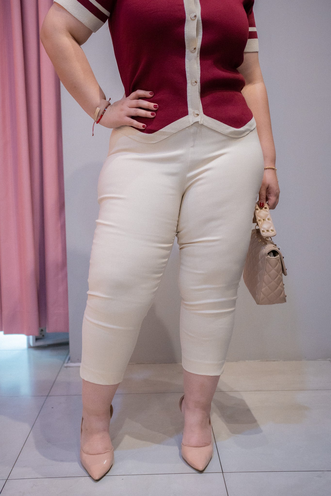Capri plain ivory