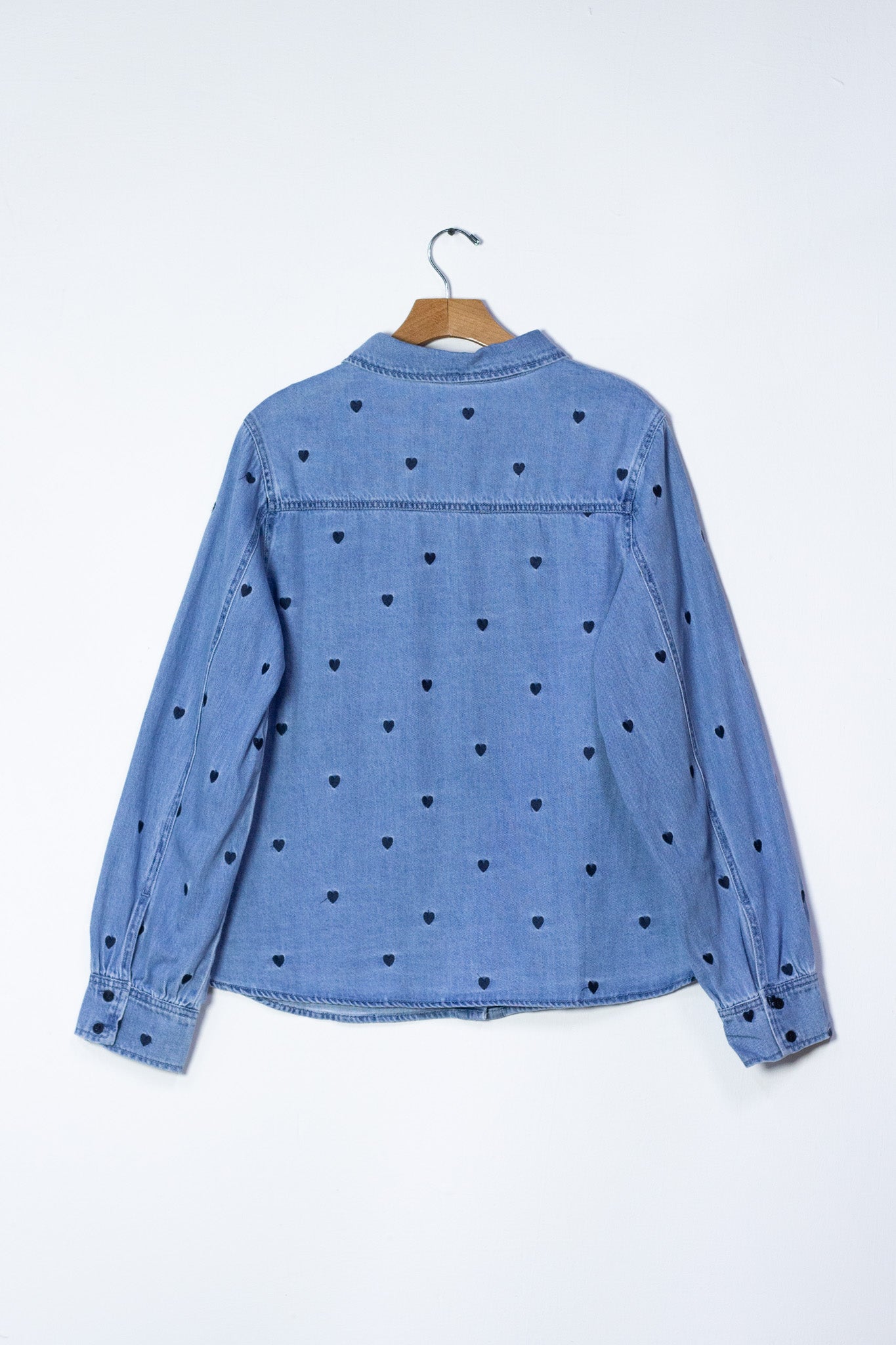 Camisa mezclilla corazones