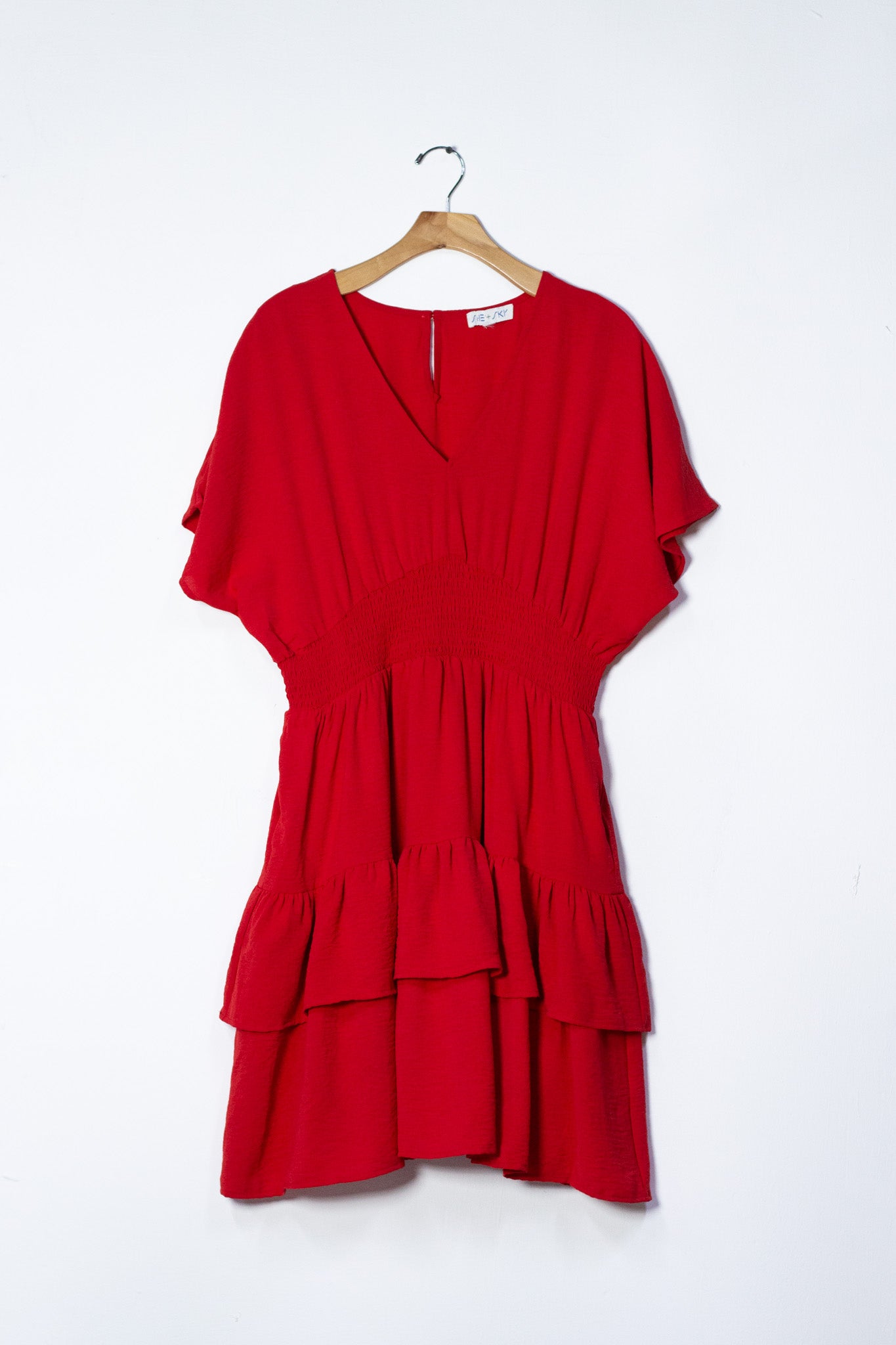 Vestido holanes rojo