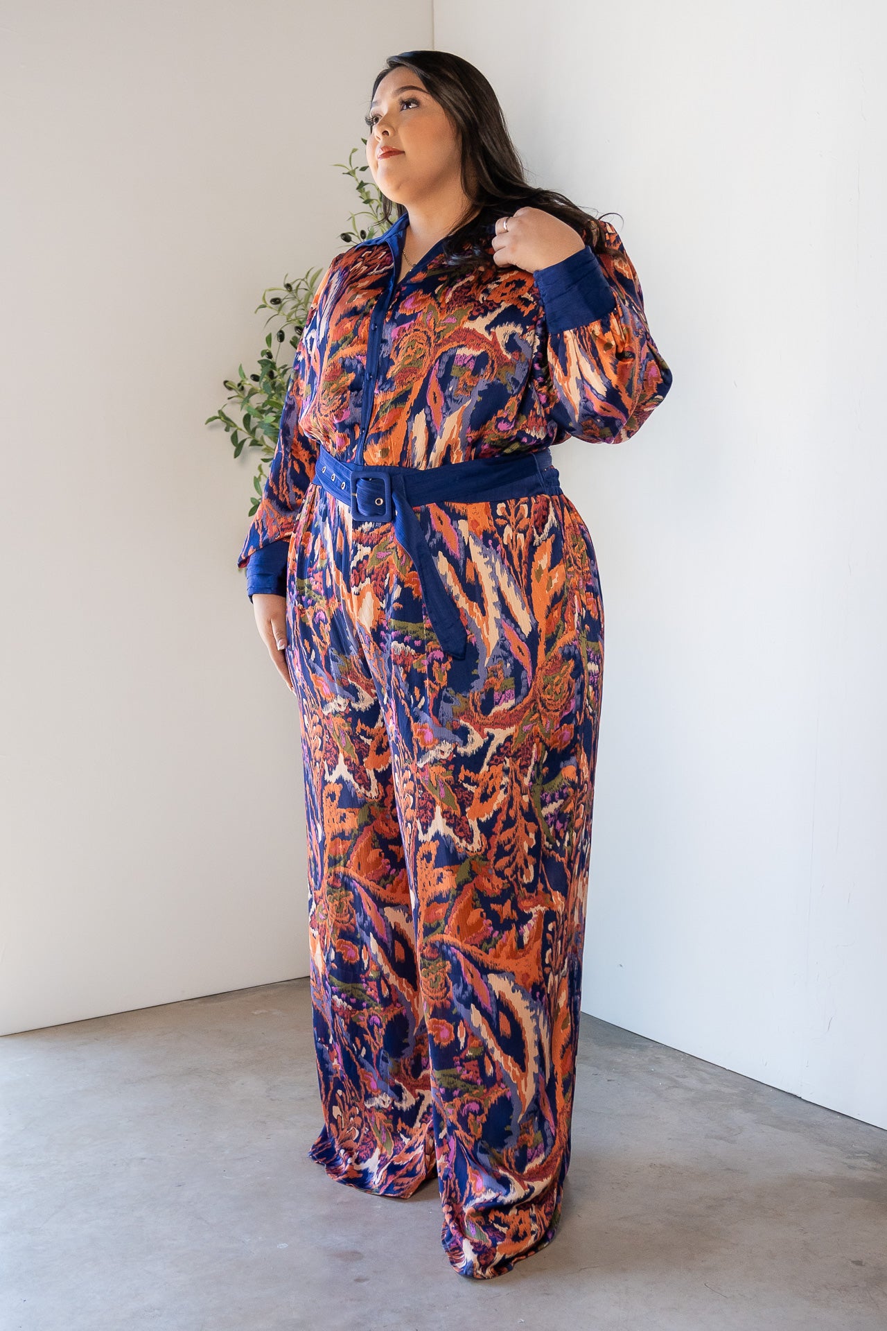 Multicoloured printed palazzo