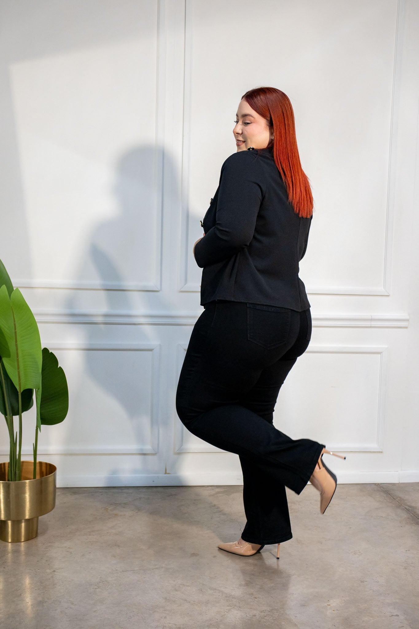 Modelo curvy VER0931NEG foto 7
