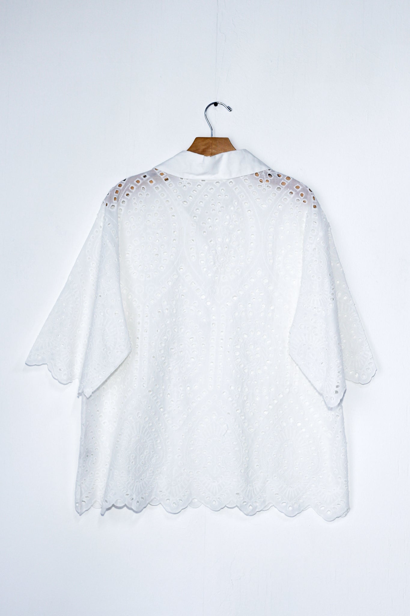 Embroidered cotton blouse