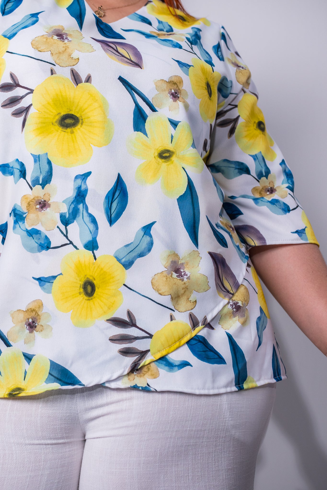 Blusa print flores