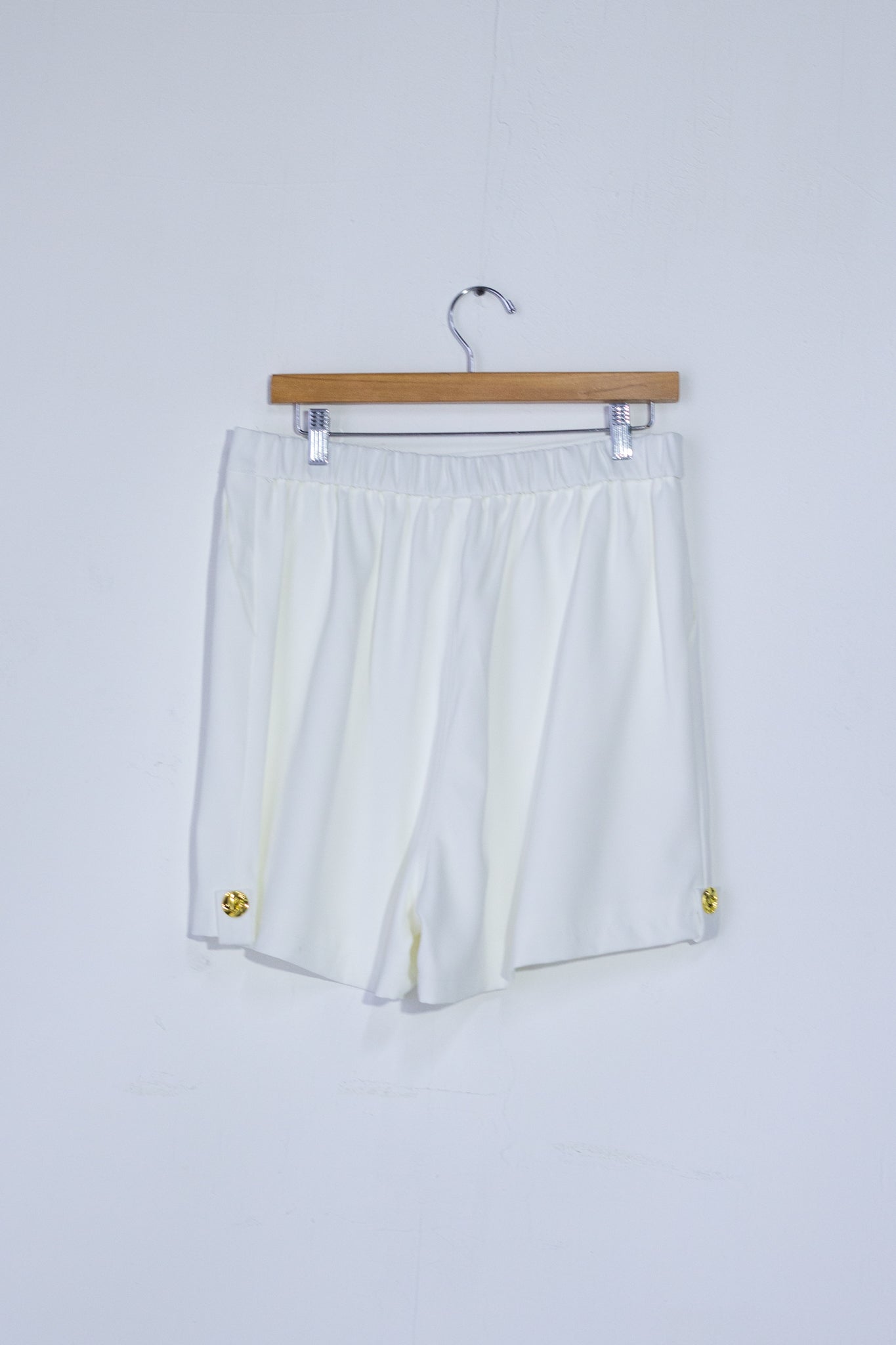 Set short liso formal blanco