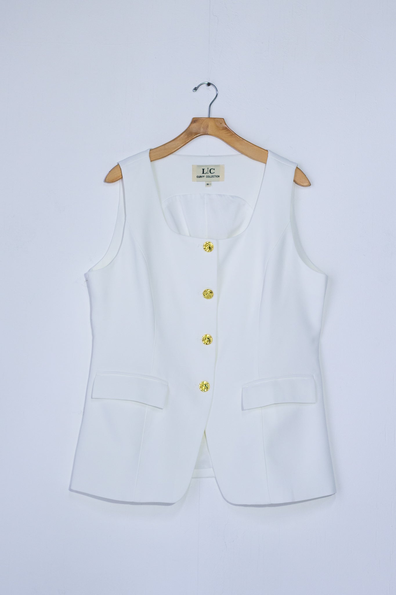Set short liso formal blanco