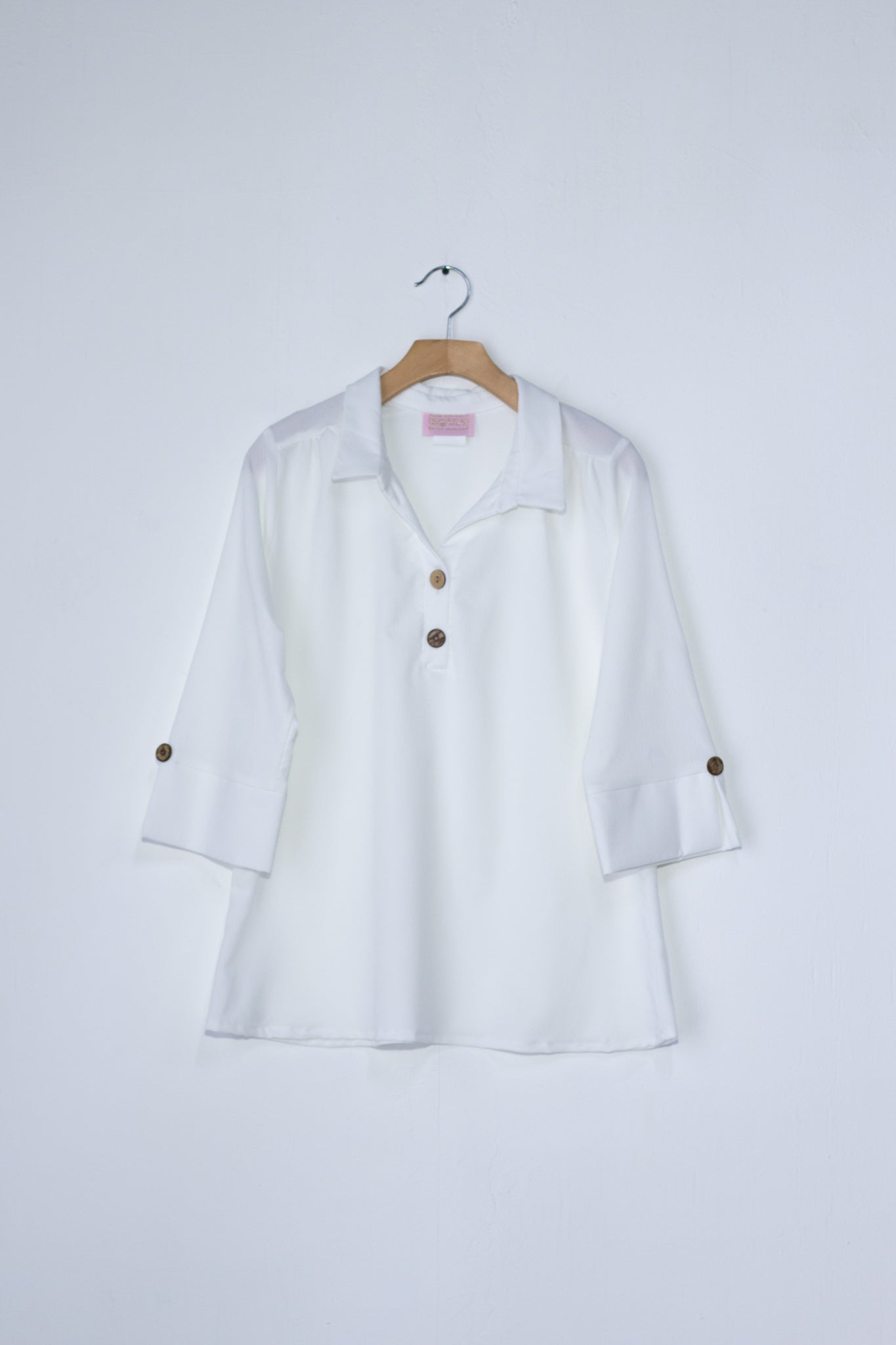 Blusa textura c/ botones
