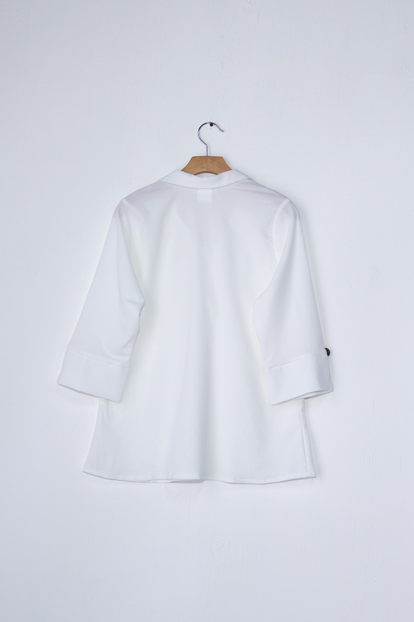 Blusa textura c/ botones
