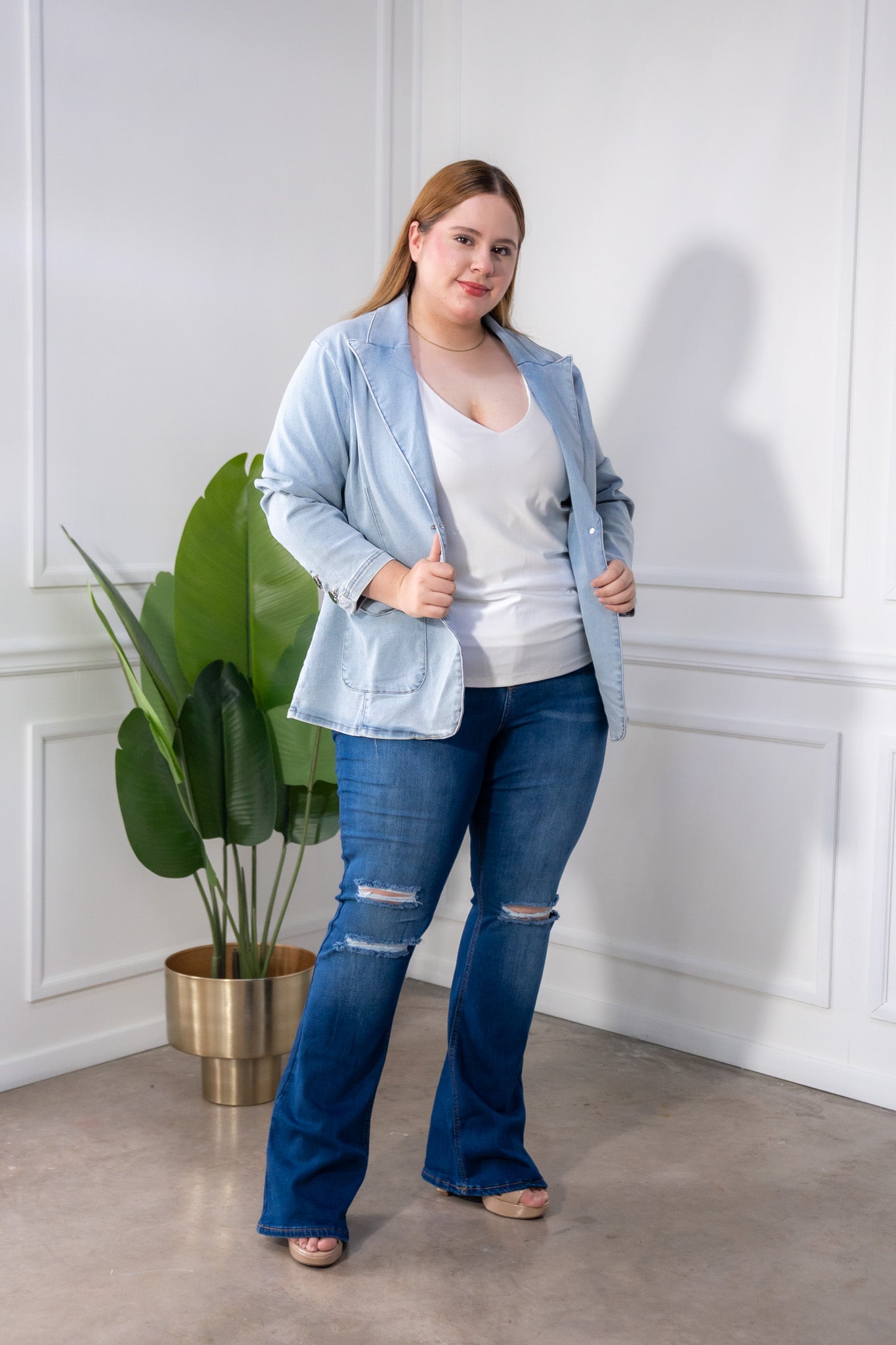 Blusa tirantes satin blanca
