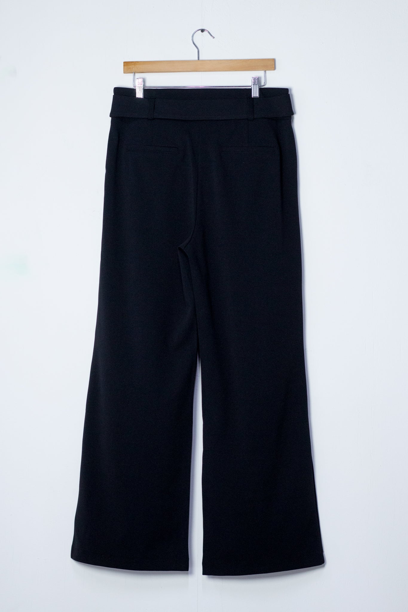 Pantalon recto formal c/lazo negro