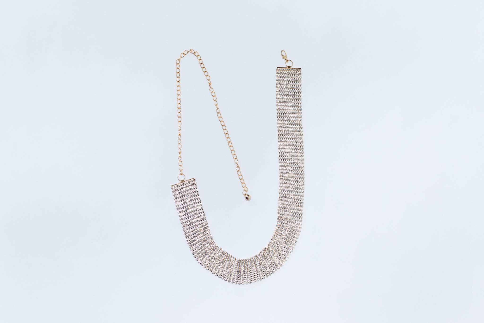 Cinto piedras ancho dorado