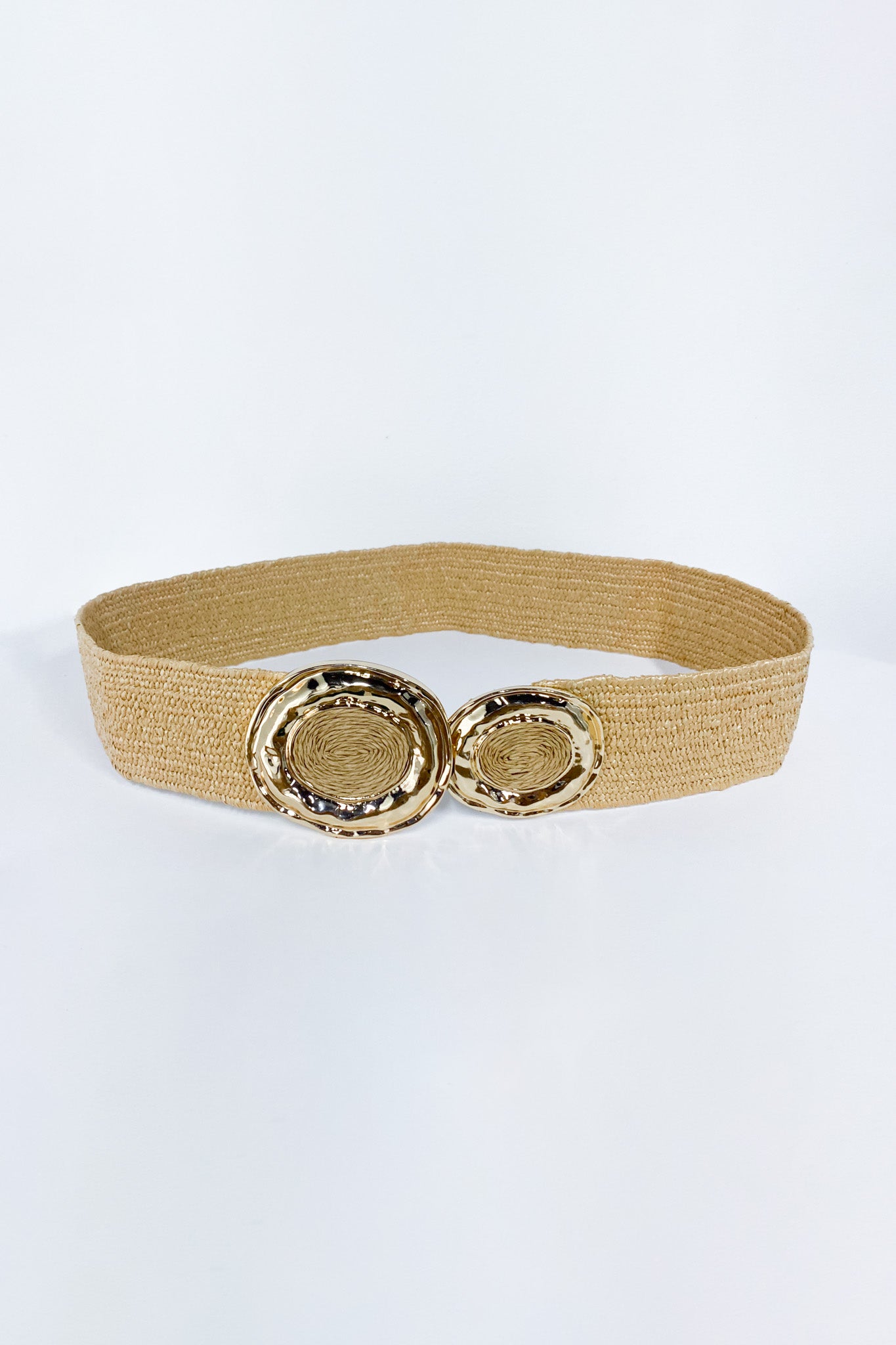 Cinto elastico paja hebilla tex