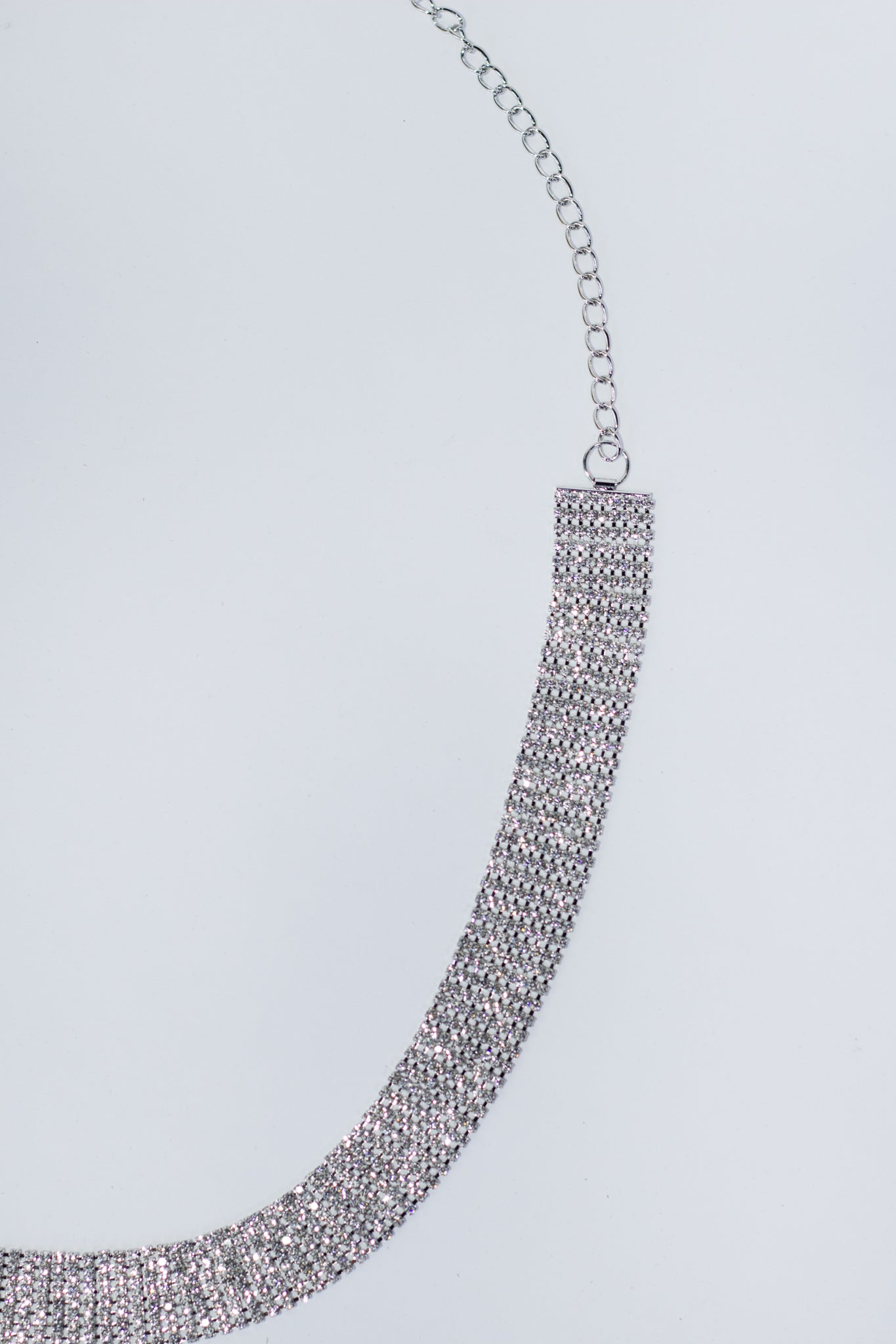 Cinto red piedras plata