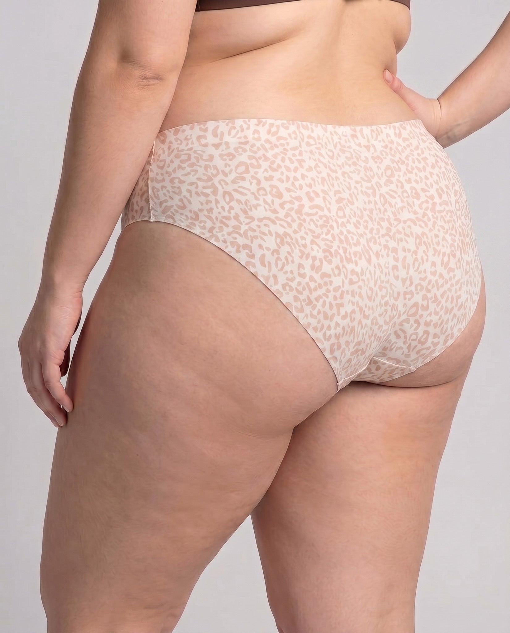 Panti Curvy Animal Print Algodón Stretch Cómodo Tallas Extras