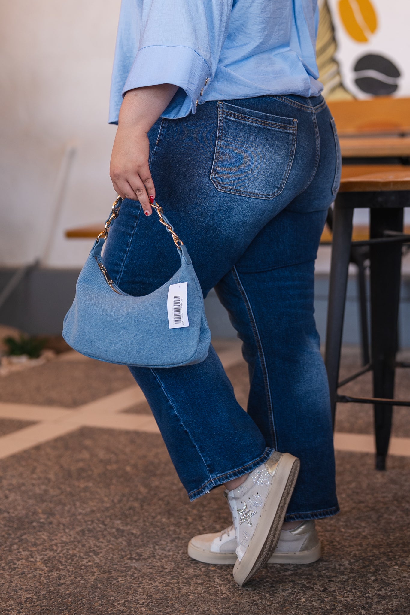 Jeans recto c/bolsa