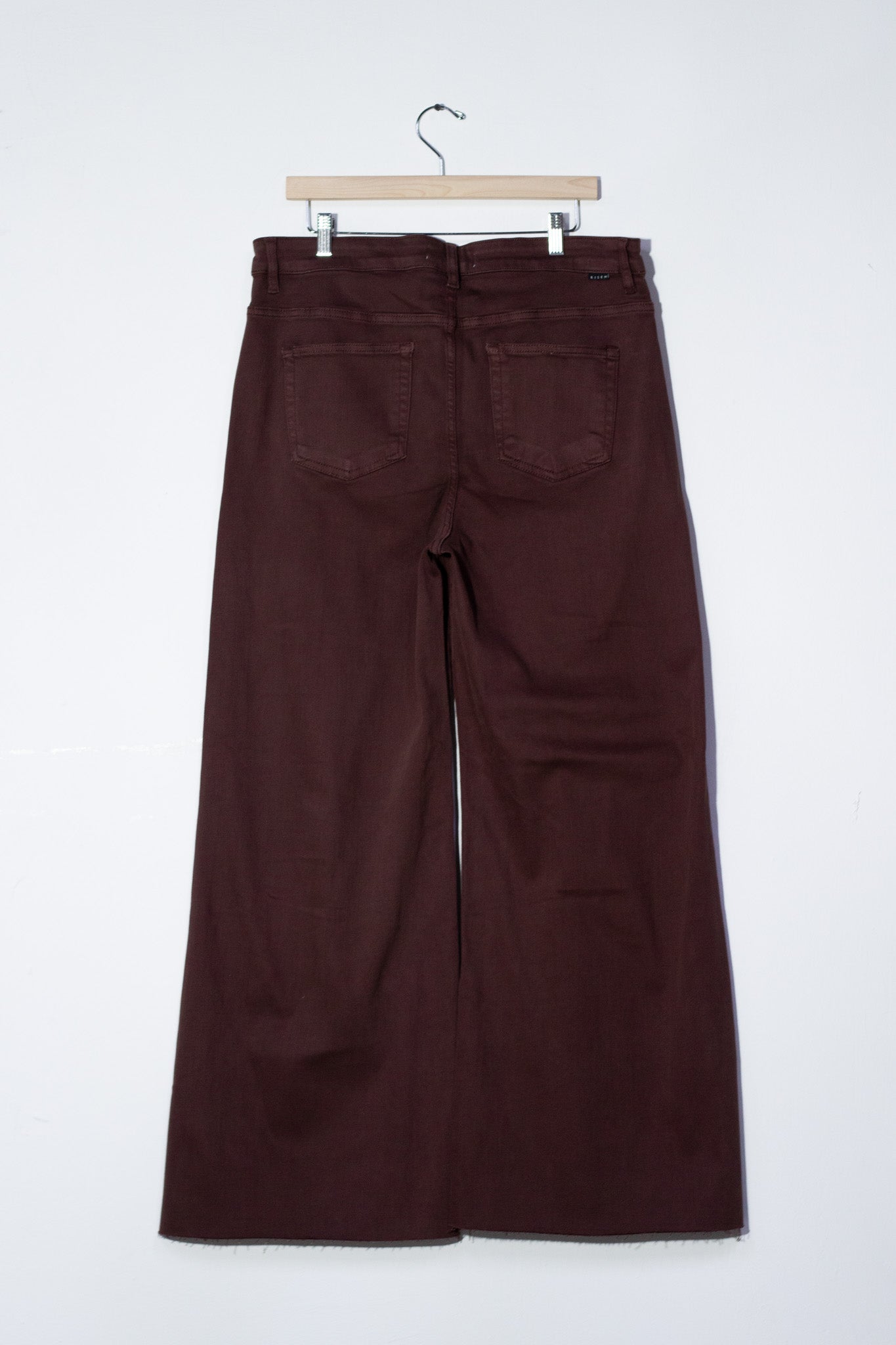 Jeans palazzo liso cafe