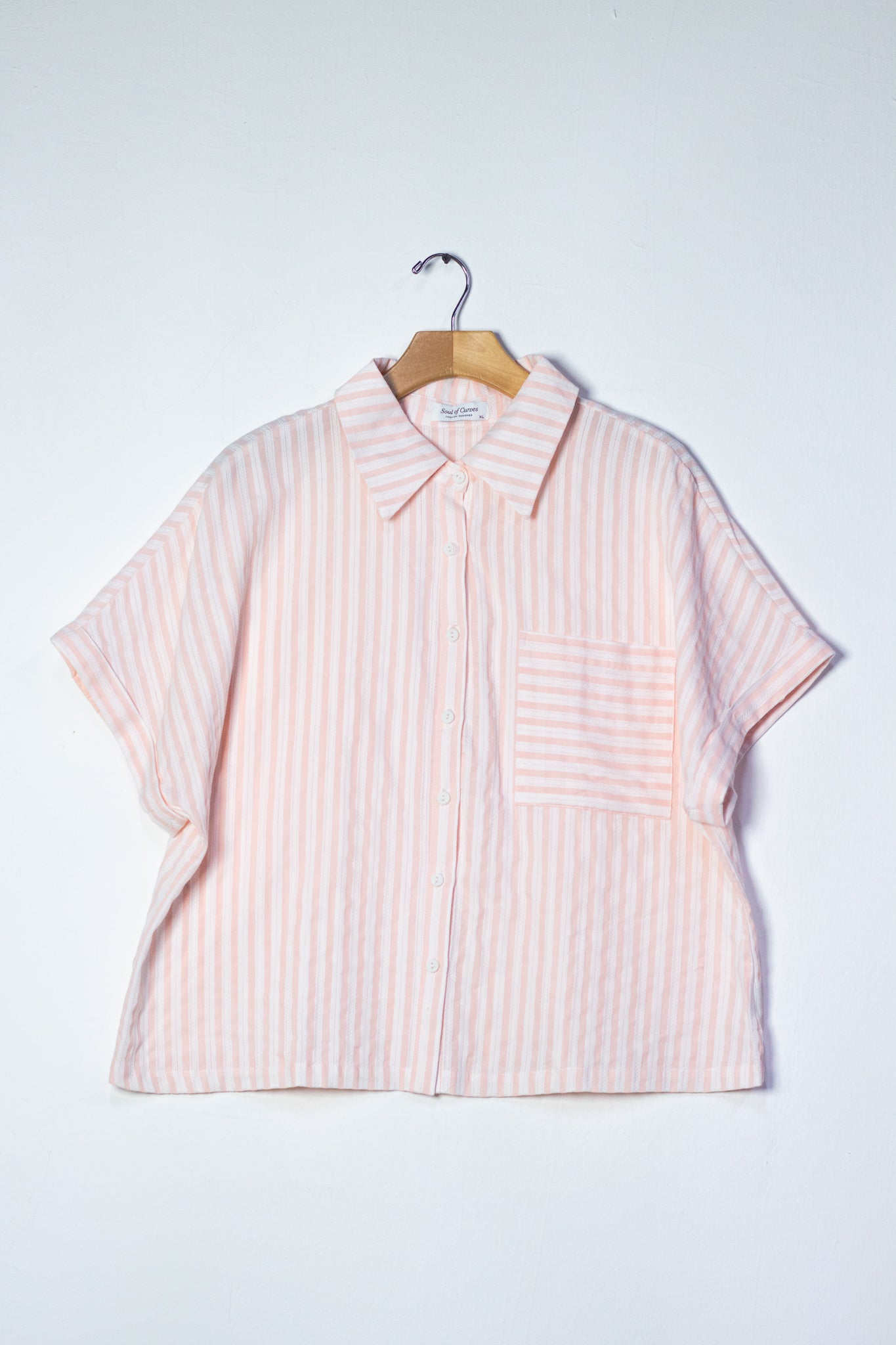 Camisa corta rayas