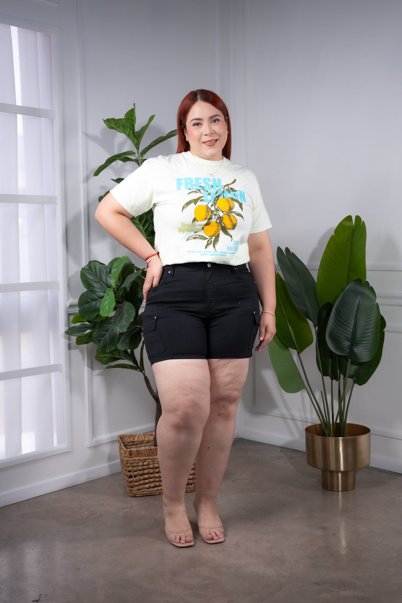 Short cargo negro