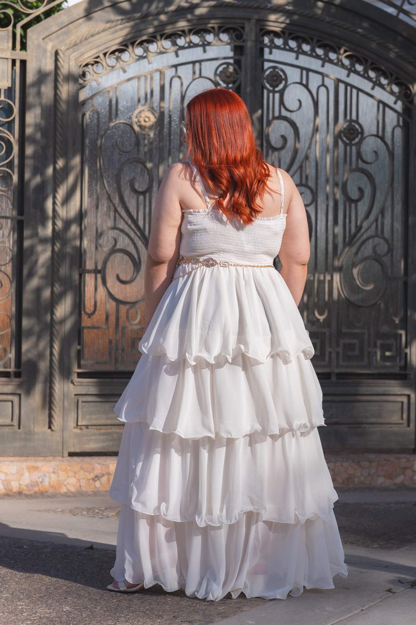 vestido olanes blanco