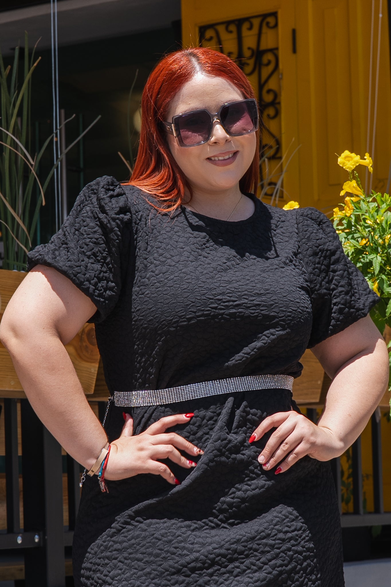 Cinto red piedras plata