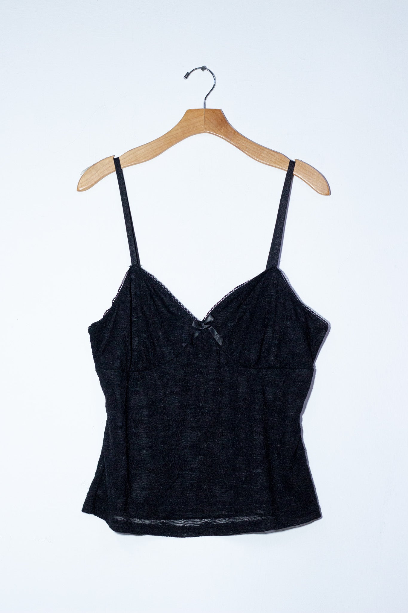 Blusa tirantes detalle moño negro