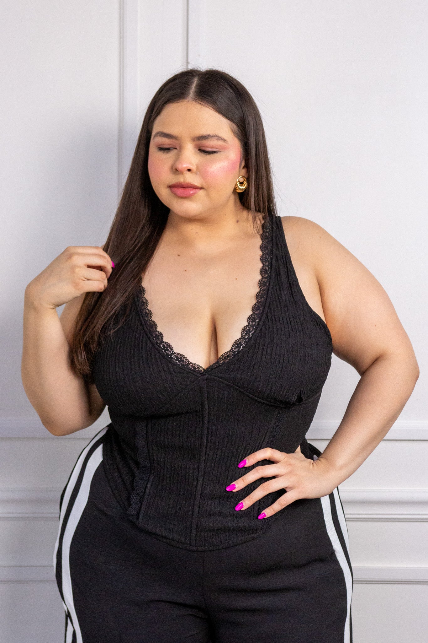 Top corset negro - 1