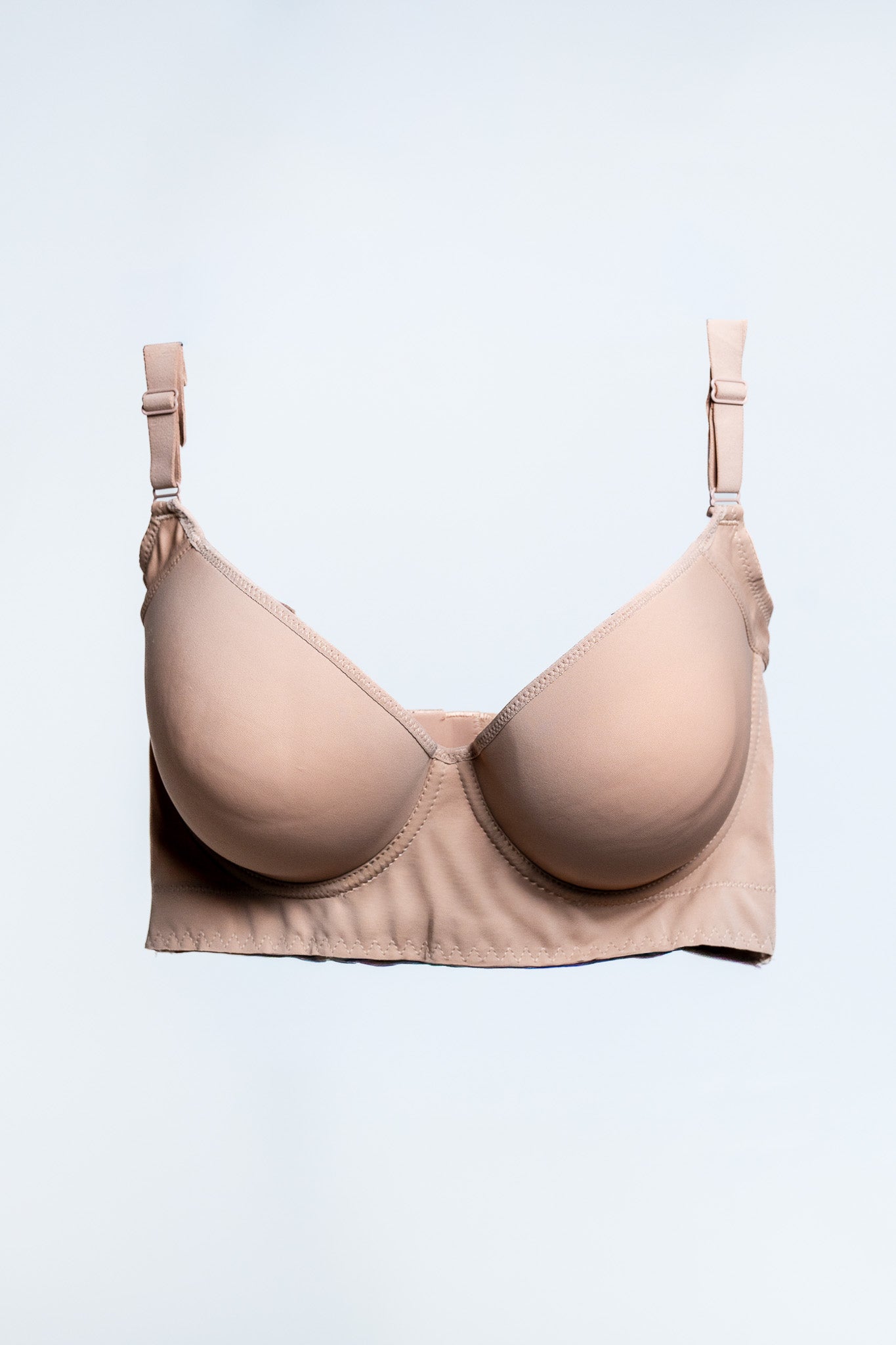 Bra Curvy Banda Ancha Nude Soporte Real Talla Extra Copa D-DD