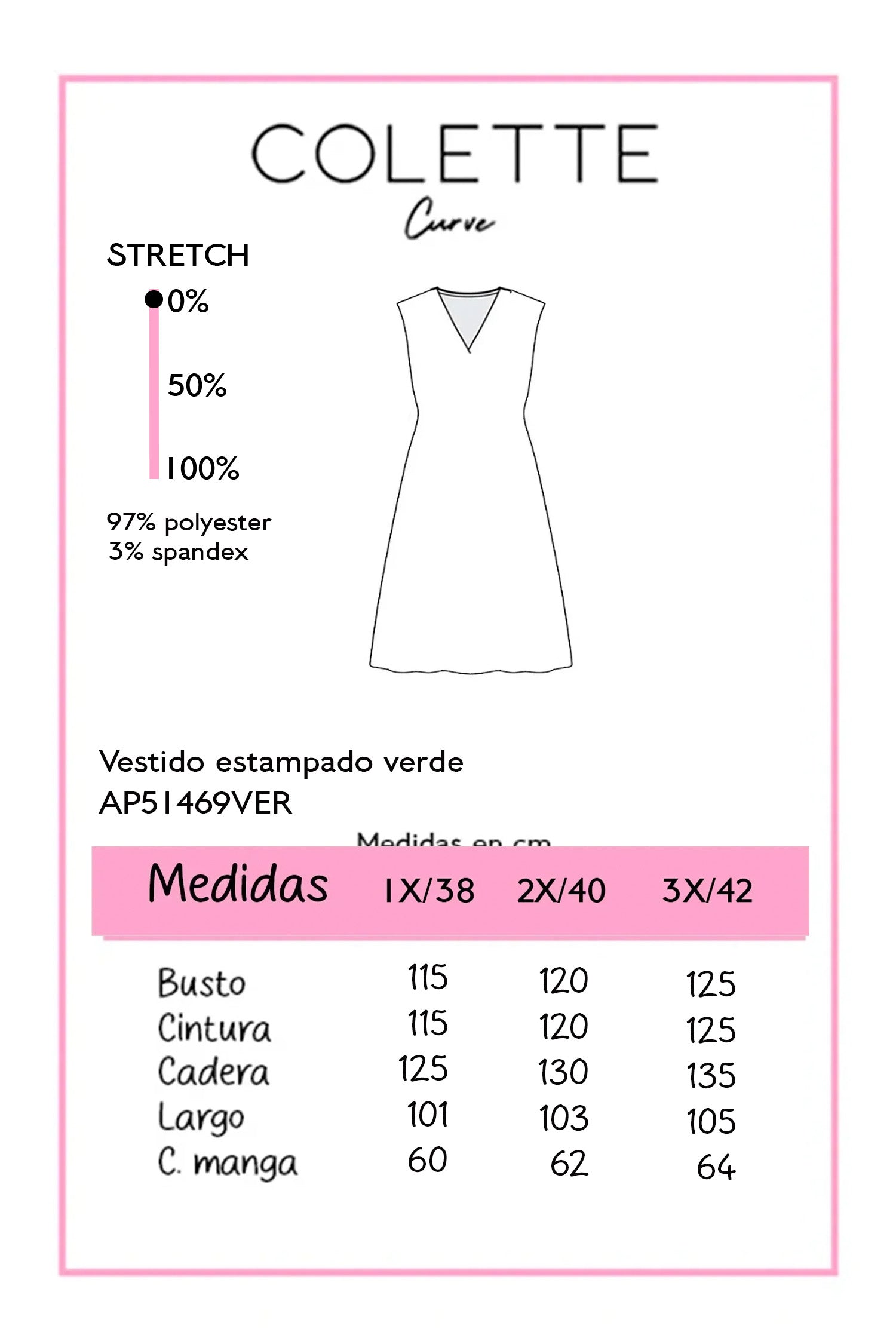 Tabla de medidas AP51469VER