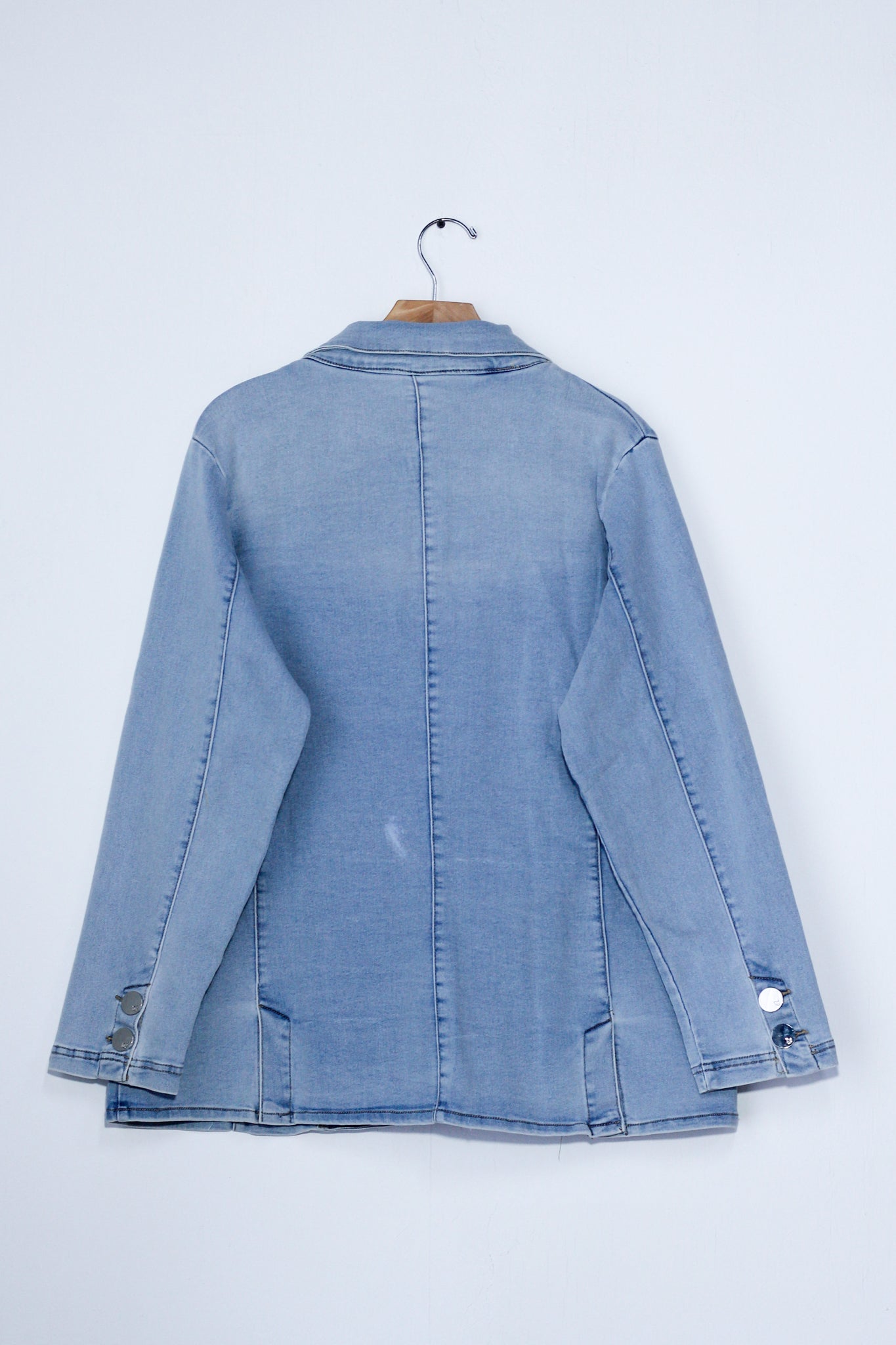 Blazer plus denim claro