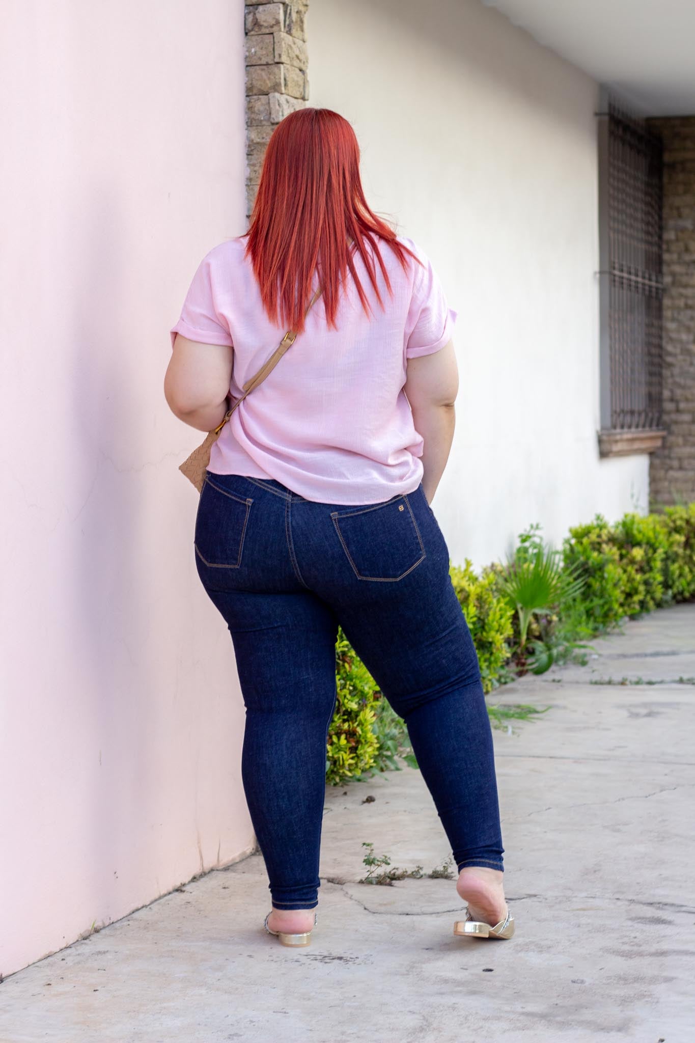 Jeans Skinny Liso Curvy Indigo