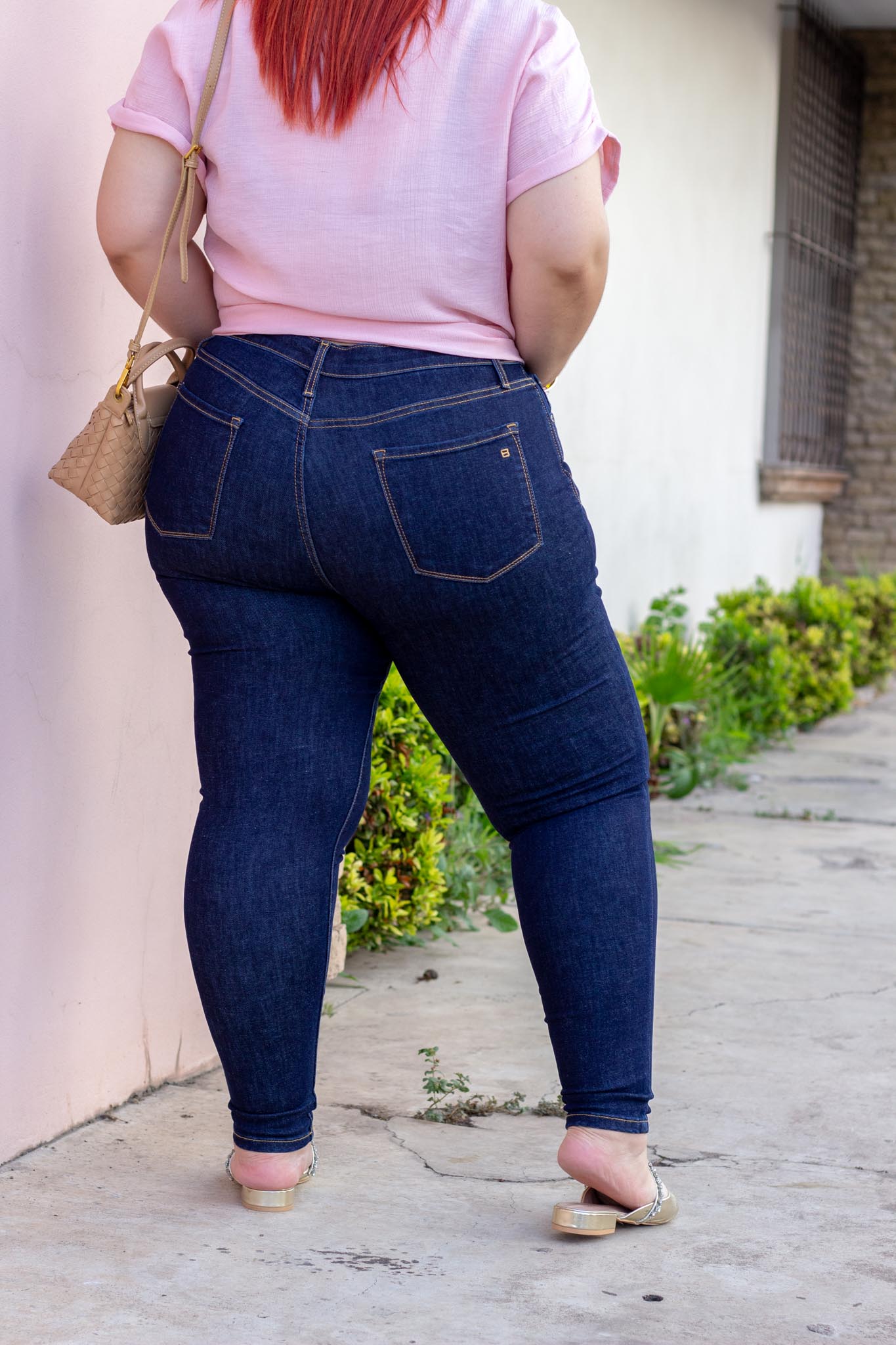 Jeans Skinny Liso Curvy Indigo