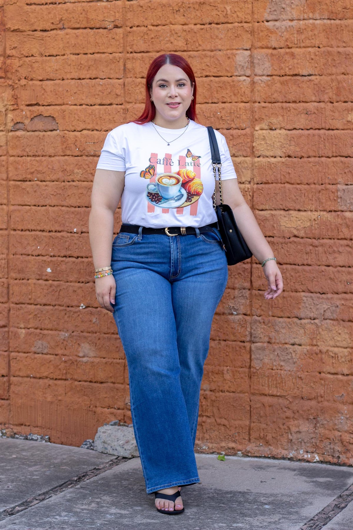 Jeans Recto Liso Curvy Oscuro