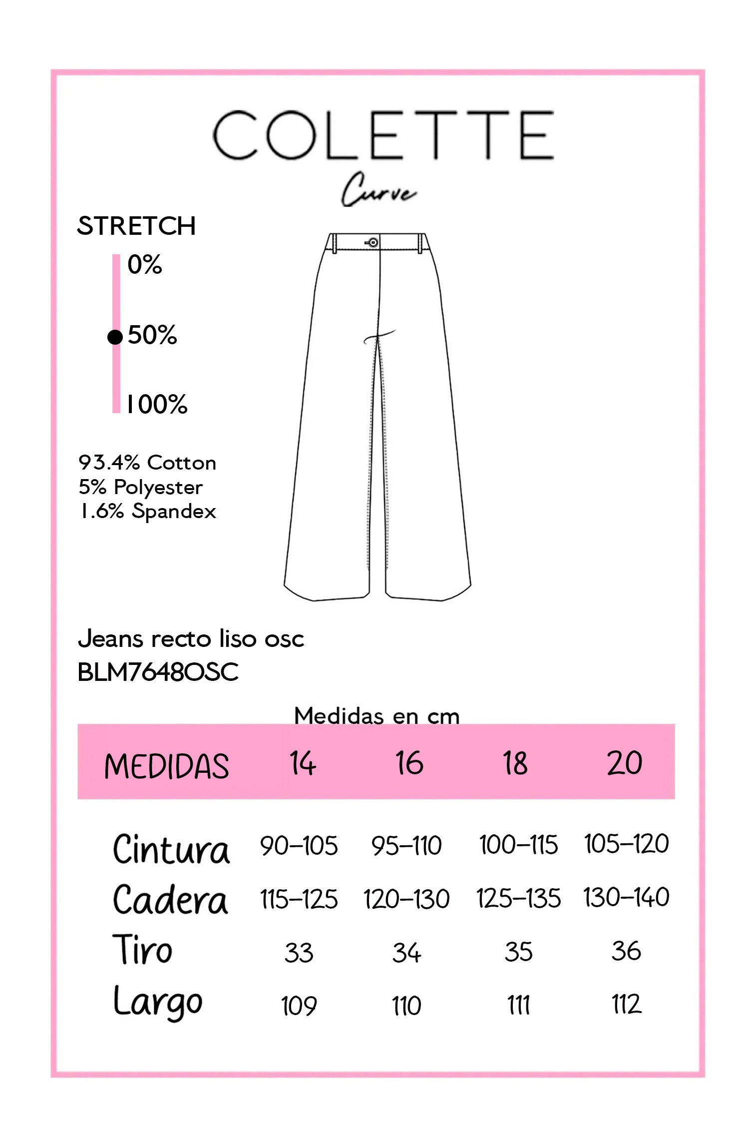 Tabla de medidas